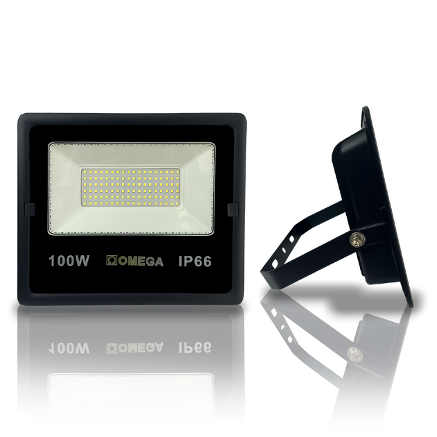 OMEGA 170-260v 100W Led Flood Light daylight 6500K 10000Lm IP66